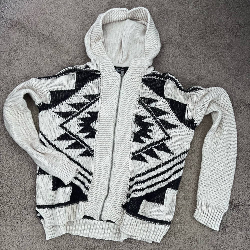 Sweater Knit Hoodie